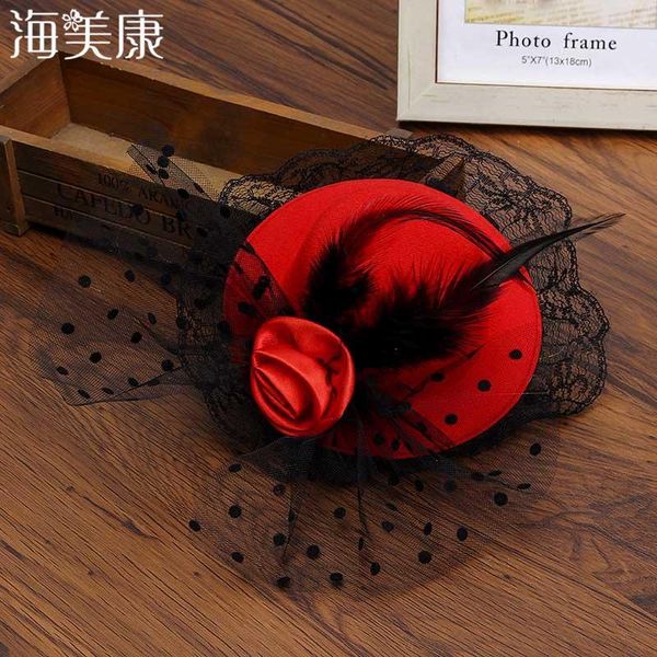 haimeikang women fashion hair clip feather hat hairpins rose flowe lacefascin party aeecssories bridal headwear1
haimeikang women fashion hair clip feather hat hairpins rose flowe lacefascin party aeecssories bridal headwear1