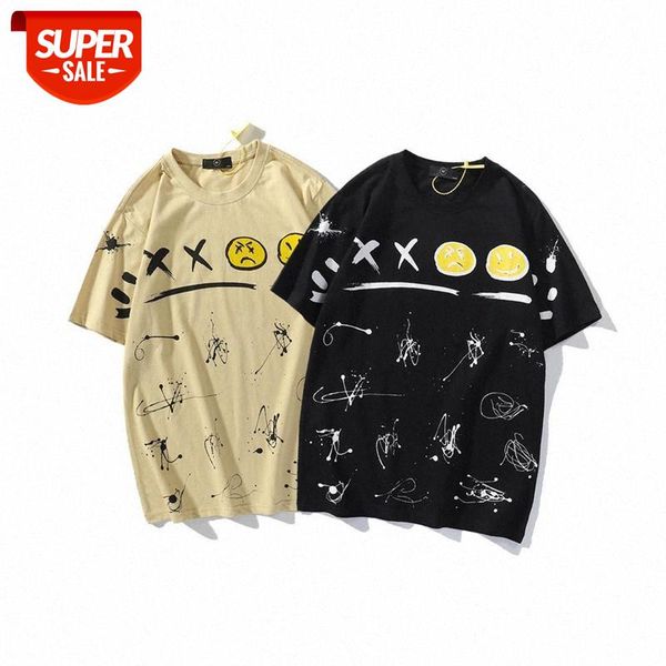 summer casual graffiti smiley face full of splash ink short-sleeved t-shirt men and women couple bottoming shirt half-sleeved #ii9k, White;black
summer casual graffiti smiley face full of splash ink short-sleeved t-shirt men and women couple bottoming shirt half-sleeved #ii9k, White;black