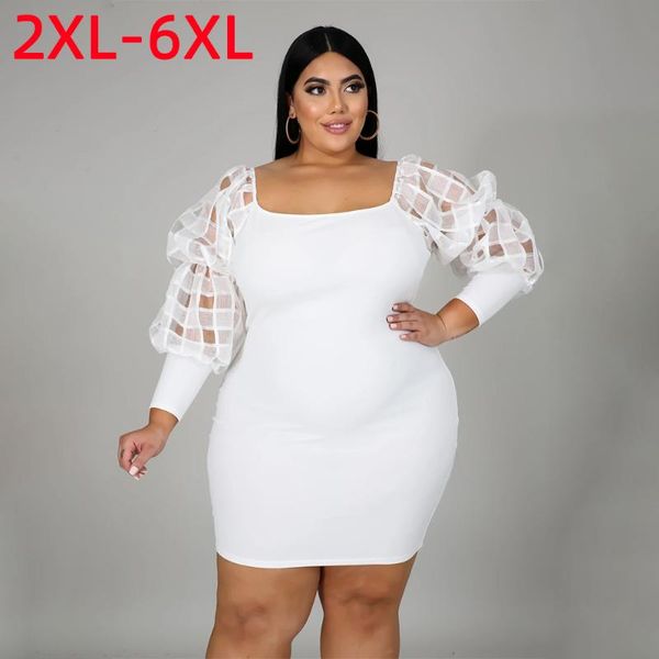 plus size dresses dress women's white summer autumn mesh elegant sleeve casual clothing robe 3xl 4xl 5xl, Black
plus size dresses dress women's white summer autumn mesh elegant sleeve casual clothing robe 3xl 4xl 5xl, Black