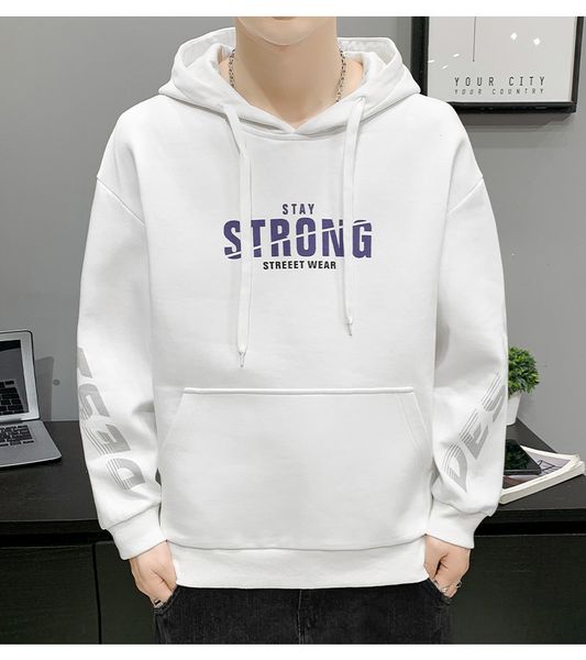 2021 new autumn and winter hoodie trend fashion loose and versatile coat, Black
2021 new autumn and winter hoodie trend fashion loose and versatile coat, Black