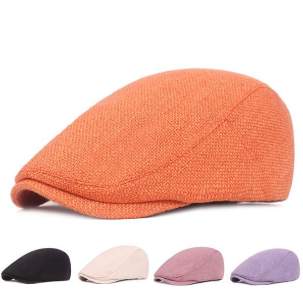 berets spring summer cotton linen soild color british outdoor women visors, Blue;gray
berets spring summer cotton linen soild color british outdoor women visors, Blue;gray