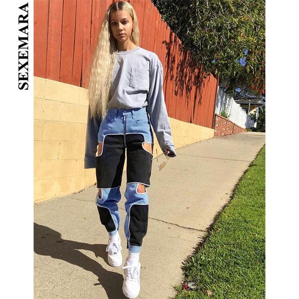 women's pants & capris sexemara hollow out color block streetwear cargo joggers women zipper high waist casual trousers sweatpants c67-, Black;white
women's pants & capris sexemara hollow out color block streetwear cargo joggers women zipper high waist casual trousers sweatpants c67-, Black;white