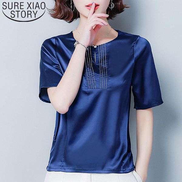 women and blouse 2021 summer fashion short sleeve shirts ladies plus size office lady 3744 50 women's blouses &, White
women and blouse 2021 summer fashion short sleeve shirts ladies plus size office lady 3744 50 women's blouses &, White