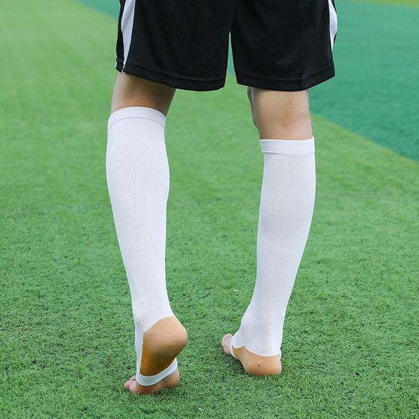 sports socks compression stockings open toe knee high support for men and women comfort help blood flow, Black
sports socks compression stockings open toe knee high support for men and women comfort help blood flow, Black