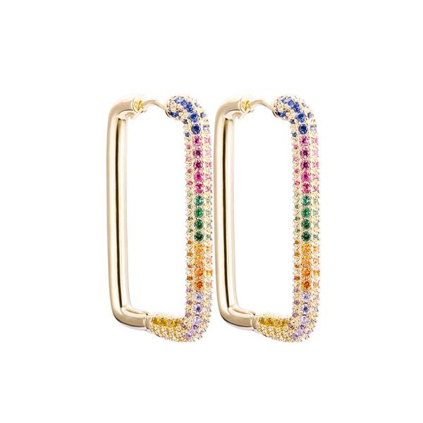 hoop & huggie 1 pair earrings for women gold silver color geometric rectangle rainbow cz jewelry boucle oreille femme 2021, Golden;silver
hoop & huggie 1 pair earrings for women gold silver color geometric rectangle rainbow cz jewelry boucle oreille femme 2021, Golden;silver