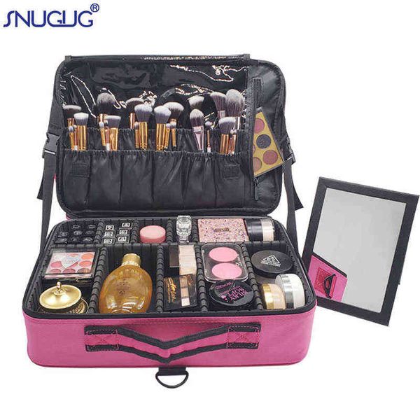 nxy cosmetic bags waterproof make up beautician toiletry makeup case female portable travel for brushes with mirror 220303
nxy cosmetic bags waterproof make up beautician toiletry makeup case female portable travel for brushes with mirror 220303