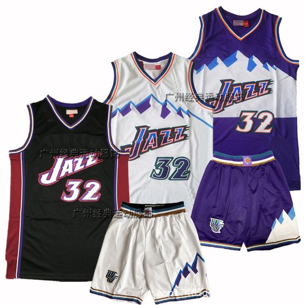 tracksuit sport suit a jersey men's jazz team karl malone basketball shirt no. 32 embroidered shorts breathable short sleeve women', Gray
tracksuit sport suit a jersey men's jazz team karl malone basketball shirt no. 32 embroidered shorts breathable short sleeve women', Gray
