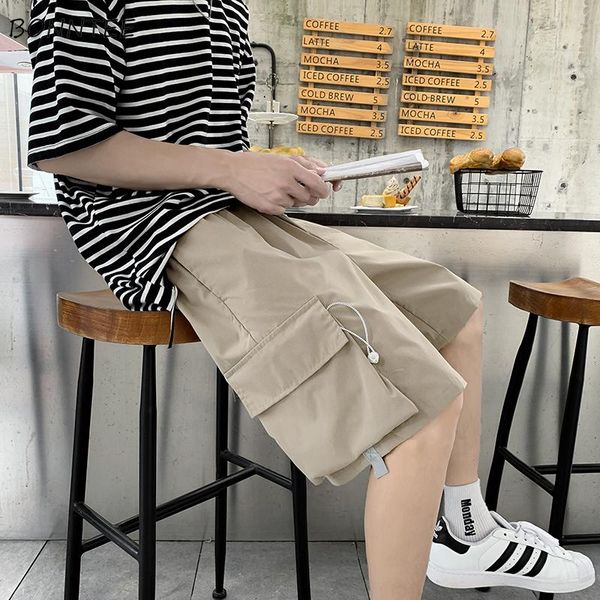 men's shorts cargo men harajuku summer knee length males casual trousers big pockets hip-hop baggy wide leg teens retro outwear trendy, White;black
men's shorts cargo men harajuku summer knee length males casual trousers big pockets hip-hop baggy wide leg teens retro outwear trendy, White;black