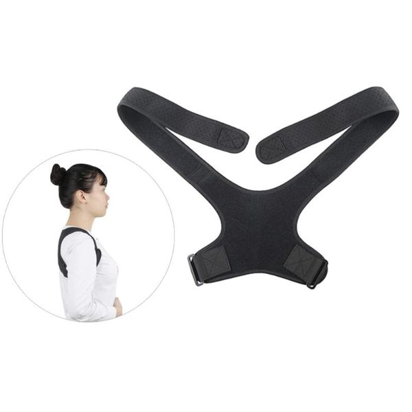 1pc correction belt humpback adjustable for men kids black resistance bands 
1pc correction belt humpback adjustable for men kids black resistance bands