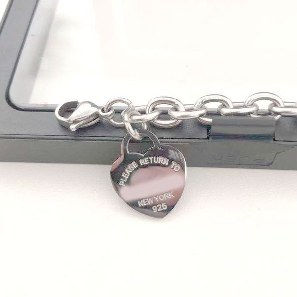 15mm heart round bracelets women stainless steel couple chain fashion jewelry valentine day christmas gifts girlfriend accessories wholesale, Black
15mm heart round bracelets women stainless steel couple chain fashion jewelry valentine day christmas gifts girlfriend accessories wholesale, Black