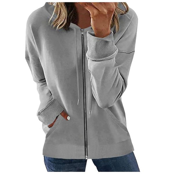 women's hoodies & sweatshirts plus size zipper up hoodie sweetshirt solid long sleeve drawstring hooded sweatshirt coat sudaderas con c, Black
women's hoodies & sweatshirts plus size zipper up hoodie sweetshirt solid long sleeve drawstring hooded sweatshirt coat sudaderas con c, Black
