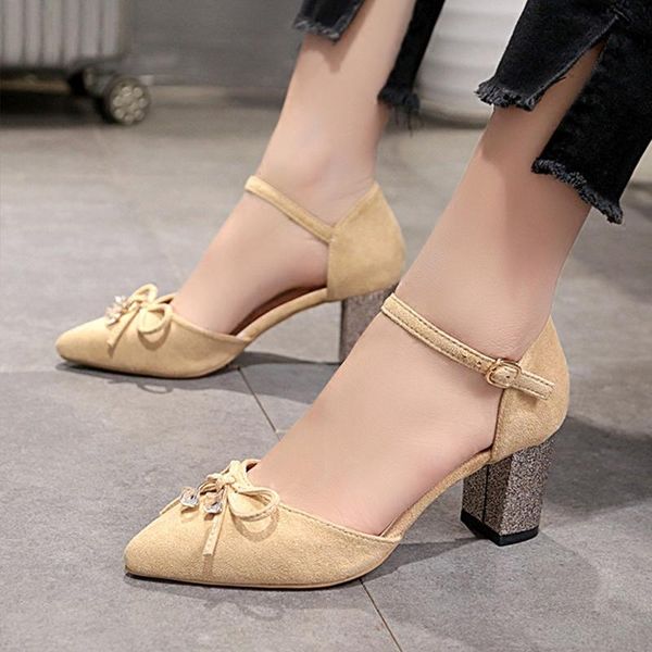 sandals female summer 2021 fashion wild pointed shallow mouth shoes thick with high heels, Black
sandals female summer 2021 fashion wild pointed shallow mouth shoes thick with high heels, Black