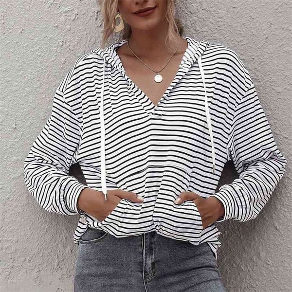 womens hoodies pullover sweatshirts 202 autumn winter striped women's loose sweater long sleeve women sweatshirt 210508, Black
womens hoodies pullover sweatshirts 202 autumn winter striped women's loose sweater long sleeve women sweatshirt 210508, Black