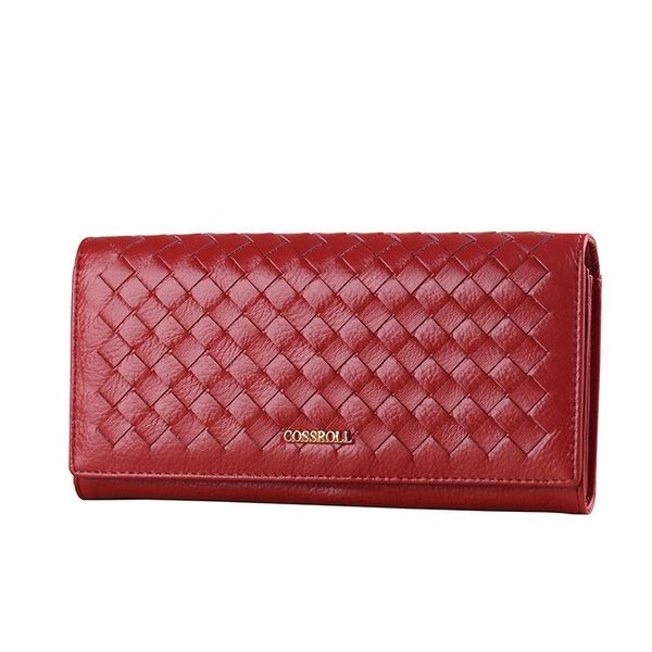 wallets weaving women genuine leather female purse long cow wallet woman purses, Red;black
wallets weaving women genuine leather female purse long cow wallet woman purses, Red;black