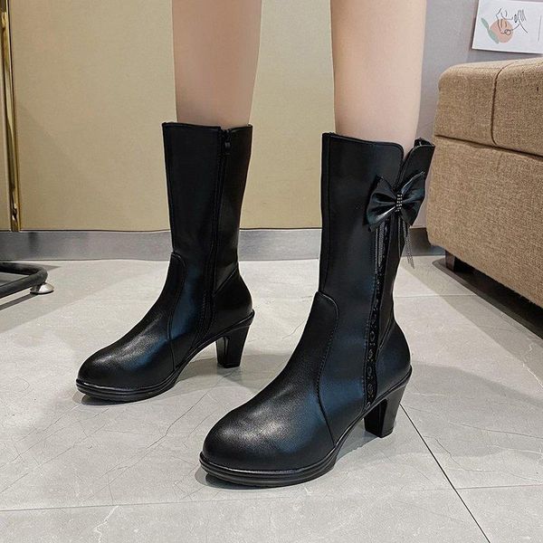 boots 2021 autumn winter solid color fashion women but knee knight retro was thin tall all-match, Black
boots 2021 autumn winter solid color fashion women but knee knight retro was thin tall all-match, Black