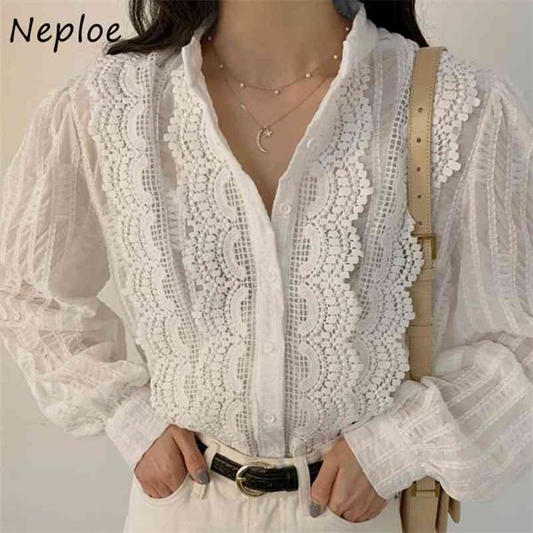v neck lace hook flower elegant blouse women turn down collar long sleeve ol blusas spring shirt solid feminino 210422, White
v neck lace hook flower elegant blouse women turn down collar long sleeve ol blusas spring shirt solid feminino 210422, White