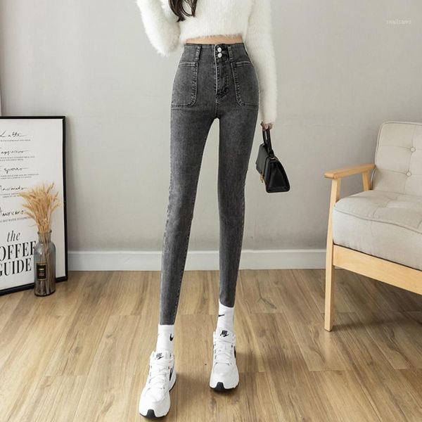 women's pants & capris high waist smoke grey jeans 2021 fashion elastic tight, thin and nine point pencil, Black;white
women's pants & capris high waist smoke grey jeans 2021 fashion elastic tight, thin and nine point pencil, Black;white
