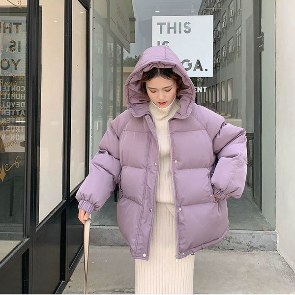 Women's Down & Parkas Women Short Jacket Winter Thick Hooded Cotton Padded Coats Female Korean Loose Puffer Ladies Oversize Outwear K7FC, Black
Women's Down & Parkas Women Short Jacket Winter Thick Hooded Cotton Padded Coats Female Korean Loose Puffer Ladies Oversize Outwear K7FC, Black