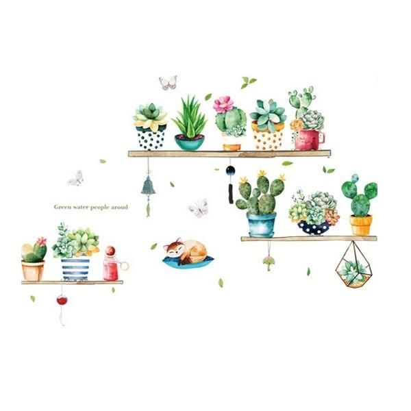 wall stickers nordic style self-adhesive cactus pvc for living room tv backdrop decoration
wall stickers nordic style self-adhesive cactus pvc for living room tv backdrop decoration