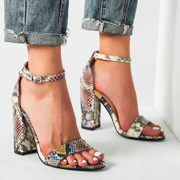dress shoes snake pattern open toe cover heel pumps women ankle buckle gladiator sandals serpentine thick super high heels woman, Black
dress shoes snake pattern open toe cover heel pumps women ankle buckle gladiator sandals serpentine thick super high heels woman, Black