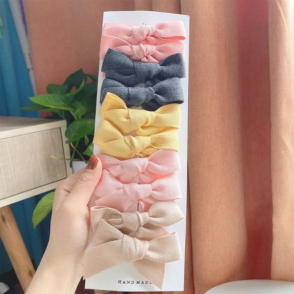 hair accessories 10pcs/set lovely baby solid bowknots clips for cute girls cotton hairpins boutique barrettes headwear kids, Slivery;white
hair accessories 10pcs/set lovely baby solid bowknots clips for cute girls cotton hairpins boutique barrettes headwear kids, Slivery;white