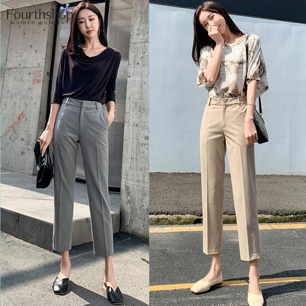 women's pants & capris women casual straight leg ankle-length grey black trousers female office lady formal plus size 2021 summer autum, Black;white
women's pants & capris women casual straight leg ankle-length grey black trousers female office lady formal plus size 2021 summer autum, Black;white