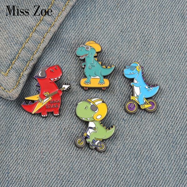 rock young dinosaur enamel pins our life cute bag brooch lapel badge cartoon jewelry gift for kids friendsdio chan contact, Gray
rock young dinosaur enamel pins our life cute bag brooch lapel badge cartoon jewelry gift for kids friendsdio chan contact, Gray