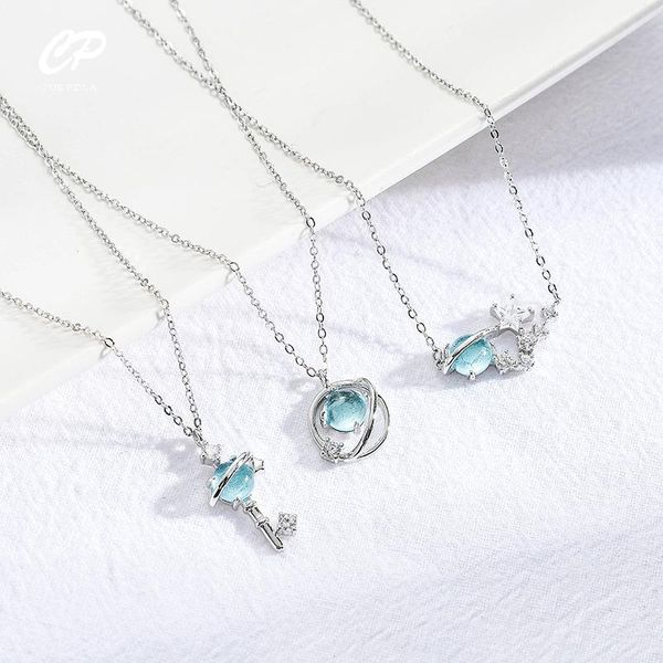 chains girl heart blue glass planet necklace fantasy starry sky small fresh student clavicle chain, Silver
chains girl heart blue glass planet necklace fantasy starry sky small fresh student clavicle chain, Silver
