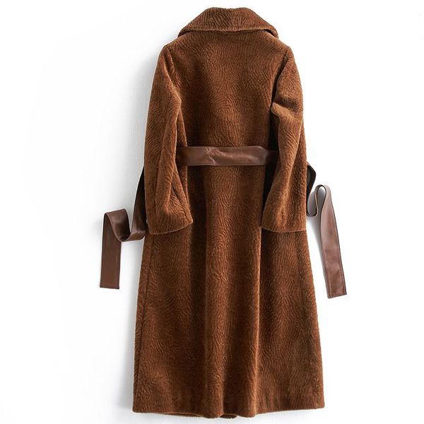 women's fur & faux sheep shearing overcoat women 2021 real coat female jacket long winter warm coats casaco feminino bf33564lw619, Black
women's fur & faux sheep shearing overcoat women 2021 real coat female jacket long winter warm coats casaco feminino bf33564lw619, Black