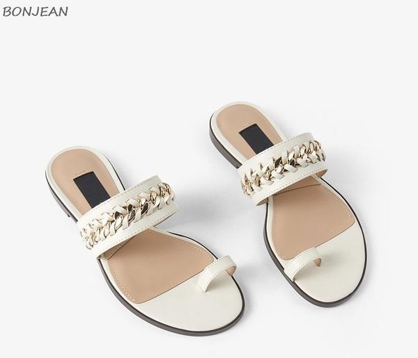summer women's slippers fashion metal decoration flat ladies shoes round toe solid, Black
summer women's slippers fashion metal decoration flat ladies shoes round toe solid, Black
