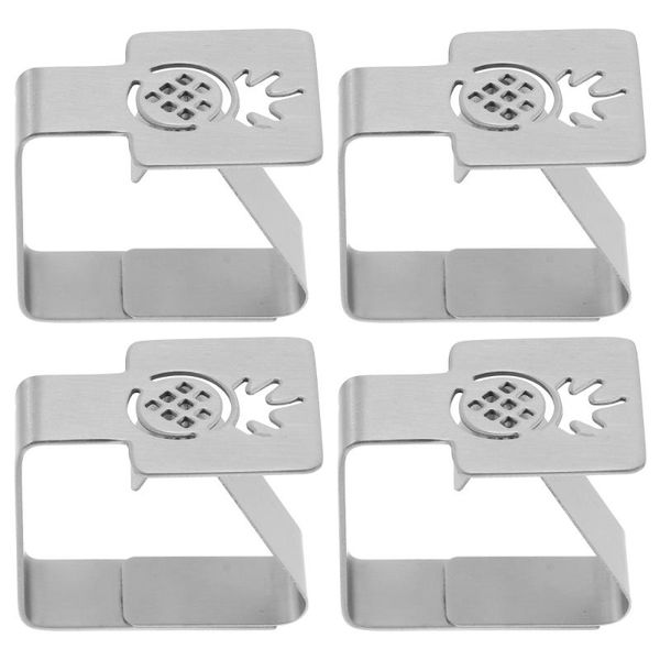 clothing & wardrobe storage 4pcs stainless steel table cloth fixing clamps tablecloth clips (silver)
clothing & wardrobe storage 4pcs stainless steel table cloth fixing clamps tablecloth clips (silver)