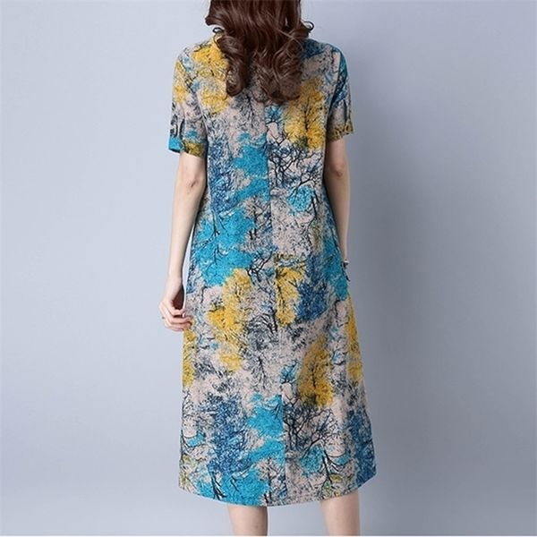 cotton linen summer dress women loose plus size casual dress ol work wear vintage print beach sundress dresses vestidos, Black;gray
cotton linen summer dress women loose plus size casual dress ol work wear vintage print beach sundress dresses vestidos, Black;gray