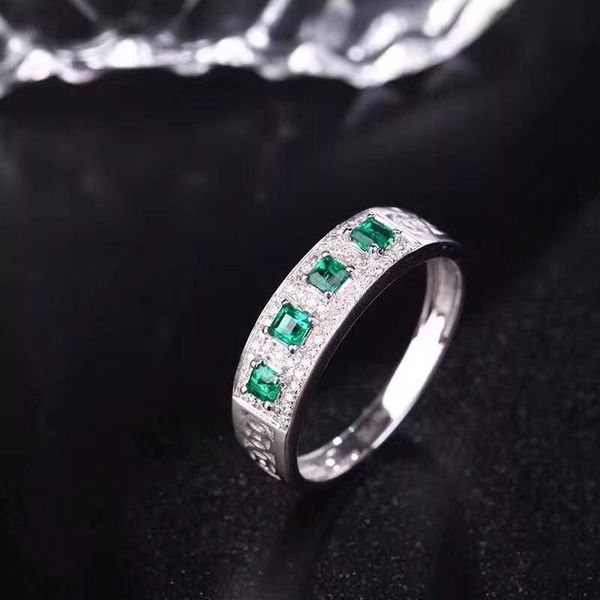 cluster rings boutique jewelry 925 sterling silver inlaid natural emerald ring support detection, Golden;silver
cluster rings boutique jewelry 925 sterling silver inlaid natural emerald ring support detection, Golden;silver