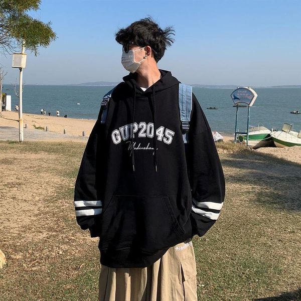 men's hoodies & sweatshirts spring autumn for men women 2021 oversize hooded trend lovers hip hop casual wear letter print top, Black
men's hoodies & sweatshirts spring autumn for men women 2021 oversize hooded trend lovers hip hop casual wear letter print top, Black