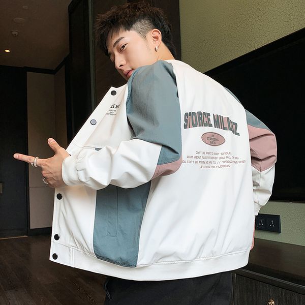 mens jackets fashion color matching outdoor streetwear jacket motorcycle casual outwear, Black;brown
mens jackets fashion color matching outdoor streetwear jacket motorcycle casual outwear, Black;brown