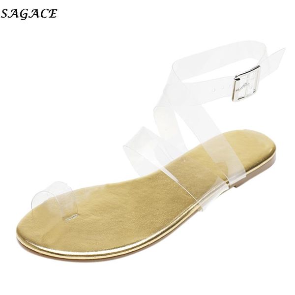 sagace european style women fashion clip-toe transparent strap sandals roman flat ladies shoeshigh quality, Black
sagace european style women fashion clip-toe transparent strap sandals roman flat ladies shoeshigh quality, Black