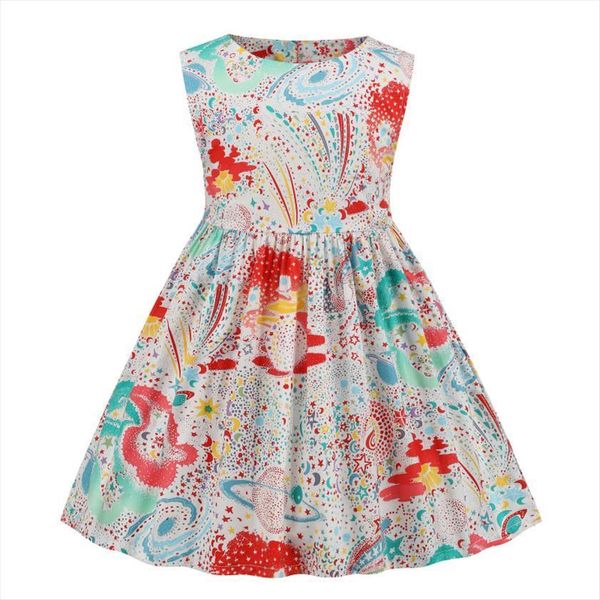 european style summer fashion girl dress starry sky floral girls cotton princess kids clothing a line 2 6 years, Red;yellow
european style summer fashion girl dress starry sky floral girls cotton princess kids clothing a line 2 6 years, Red;yellow