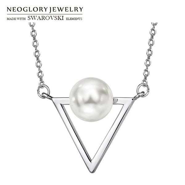 pendant necklaces neoglory simulated pearl long charm necklace geometric triangle design modern classic trendy lady, Silver
pendant necklaces neoglory simulated pearl long charm necklace geometric triangle design modern classic trendy lady, Silver