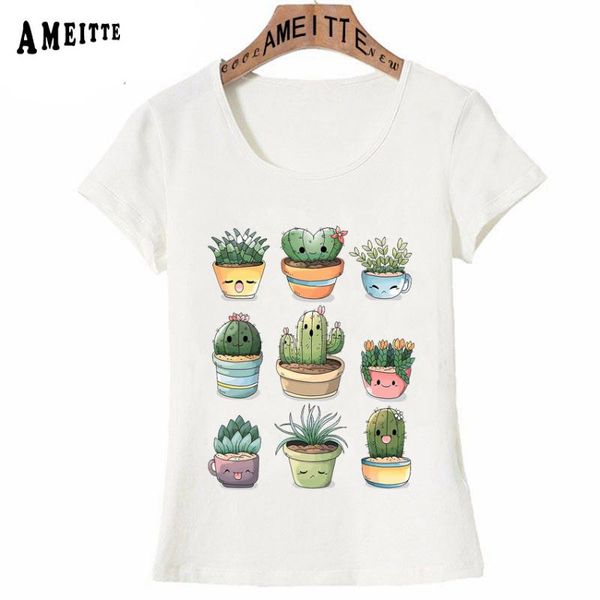 women's t-shirt ameitte green cactus plants print t shirt summer women succulent plant art casual tees white cute girl short sleeve
women's t-shirt ameitte green cactus plants print t shirt summer women succulent plant art casual tees white cute girl short sleeve