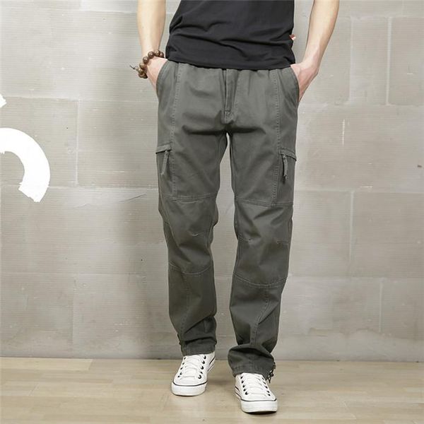 men's cargo pants casual multi pockets military tactical men outwear streetwear army straight slacks long trousers clothes, Black
men's cargo pants casual multi pockets military tactical men outwear streetwear army straight slacks long trousers clothes, Black