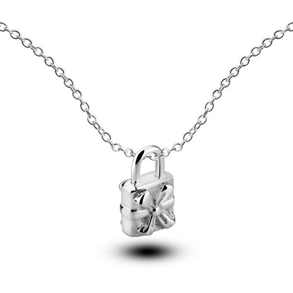 chains bohemian fashion solid 925 sterling silver square lock sweet pendant woman girl collares jewelry choker necklace
chains bohemian fashion solid 925 sterling silver square lock sweet pendant woman girl collares jewelry choker necklace