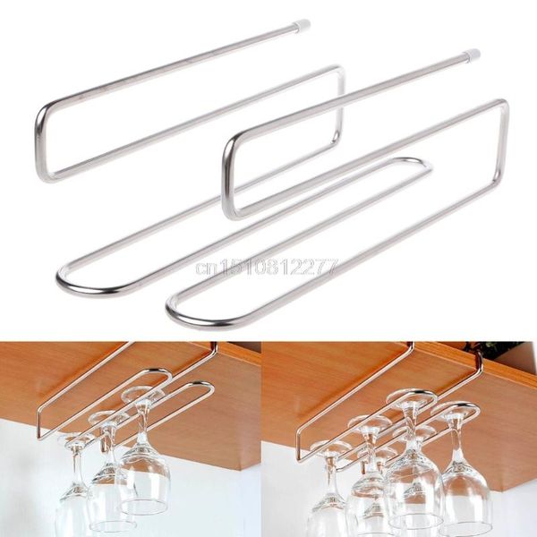 ice buckets and coolers stainless steel wine glass hanger under cupboard cup holder cabintet hanging drainer double row hooks hold 2-6 cups
ice buckets and coolers stainless steel wine glass hanger under cupboard cup holder cabintet hanging drainer double row hooks hold 2-6 cups