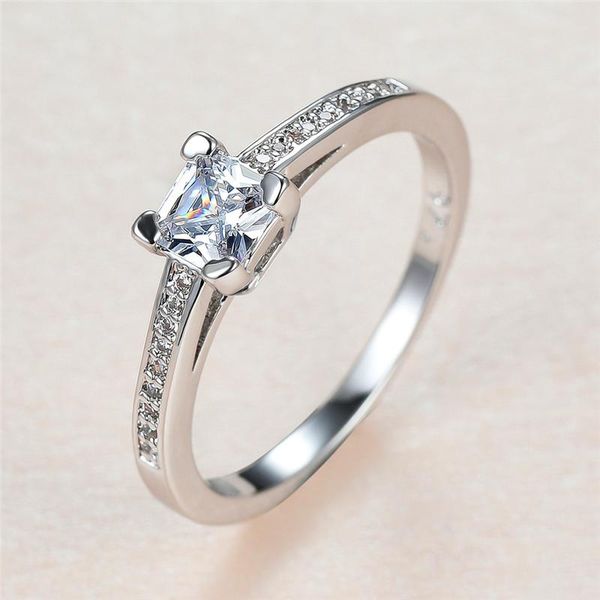 simple female white crystal stone ring charm silver color wedding rings for women dainty bride square zircon engagement, Slivery;golden
simple female white crystal stone ring charm silver color wedding rings for women dainty bride square zircon engagement, Slivery;golden