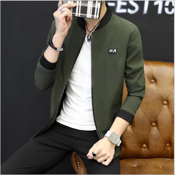 men's jackets 2021 spring men jacket coats casual solid color stand collar business male outwear, Black;brown
men's jackets 2021 spring men jacket coats casual solid color stand collar business male outwear, Black;brown