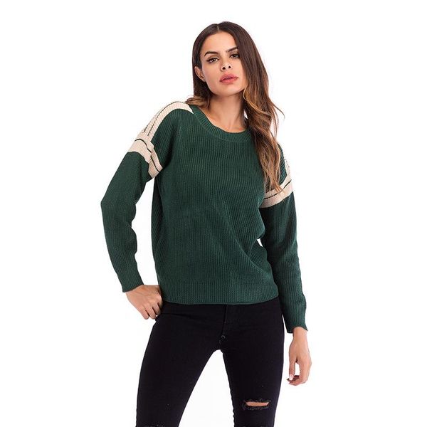 women's sweaters autumn casual pullovers women patchwork loose o-neck long sleeves knitted cotton office ladies soft, White;black
women's sweaters autumn casual pullovers women patchwork loose o-neck long sleeves knitted cotton office ladies soft, White;black