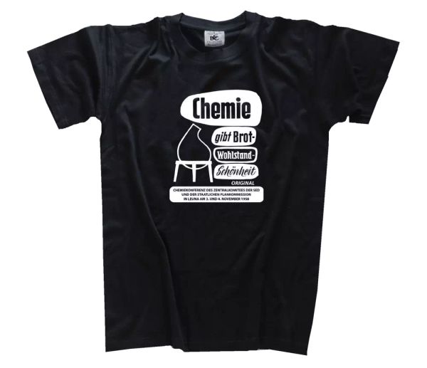 chemie gibt pan - prosperidad - schoenheit ddr camiseta s-xxxl, White;black