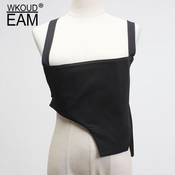women's vests wkoud 2022 summer vest irregular sling forw women vintage personality cotton slim was thin tide pf172, Black;white
women's vests wkoud 2022 summer vest irregular sling forw women vintage personality cotton slim was thin tide pf172, Black;white