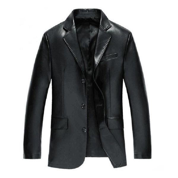 men's suits & blazers autumn black leather suit jacket male pu loose casual quality faux oversize long sleeve men blazer, White;black
men's suits & blazers autumn black leather suit jacket male pu loose casual quality faux oversize long sleeve men blazer, White;black