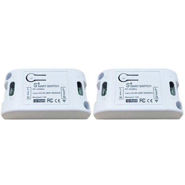 smart home control tuya life rf 433mhz diy relay timer module for google amazon alexa 10a switch light fan 2pcs
smart home control tuya life rf 433mhz diy relay timer module for google amazon alexa 10a switch light fan 2pcs