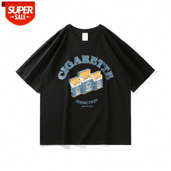 befearle fun funny print short-sleeved male and female couples students the same loose t-shirt trend #m89a, White;black
befearle fun funny print short-sleeved male and female couples students the same loose t-shirt trend #m89a, White;black